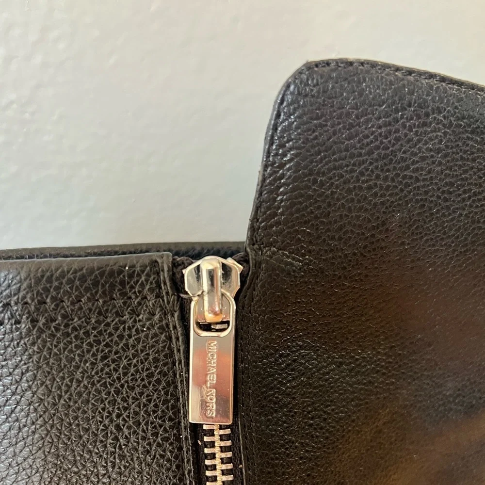 Michael Michael Kors black pebbled leather over the knee knee high boots 5.5 - Picture 8 of 16